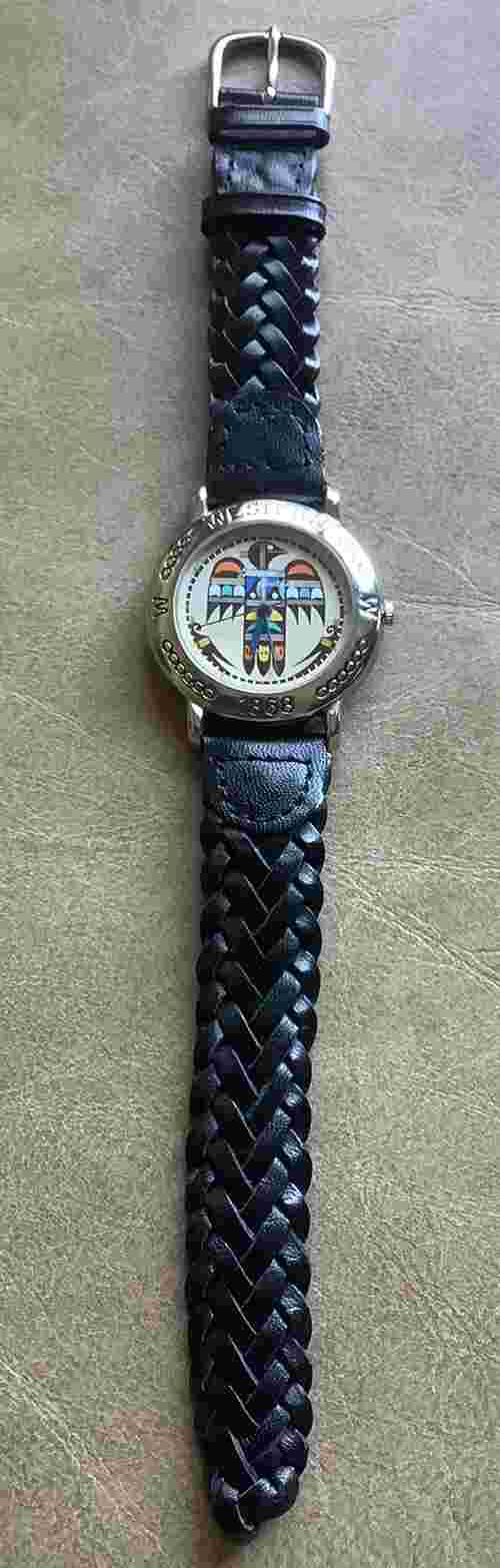 Jacques couture Quartz  1868 Tribal Bird watch Thailand Movement 🌺