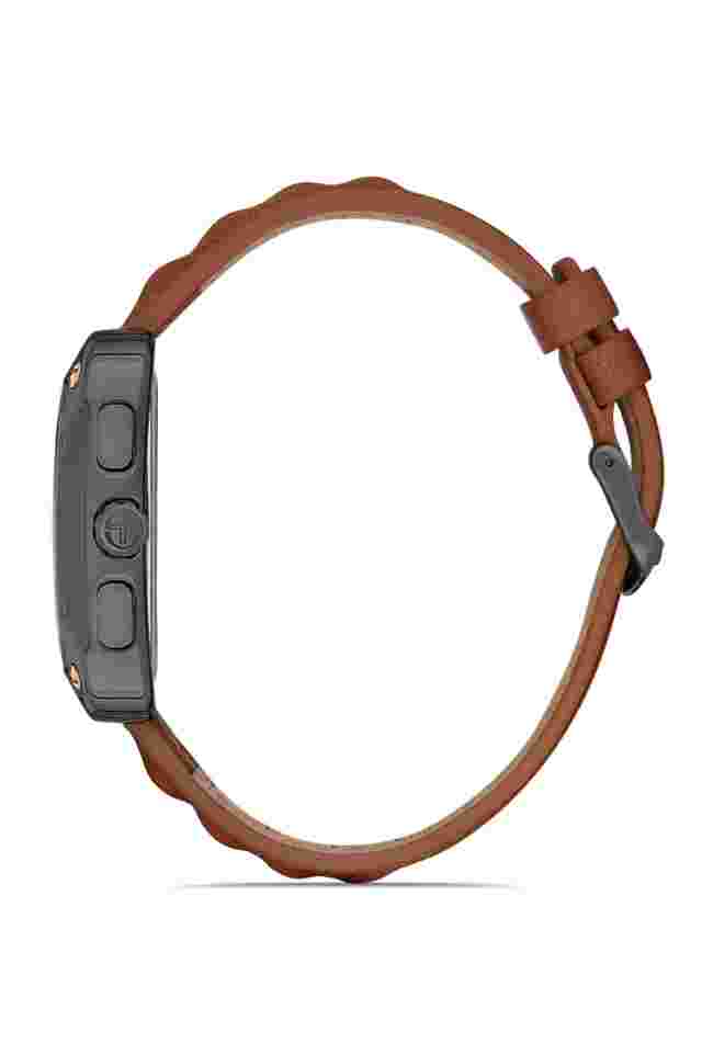 Sergio Tacchini Heritech Men Grey/Brown Leather Watch