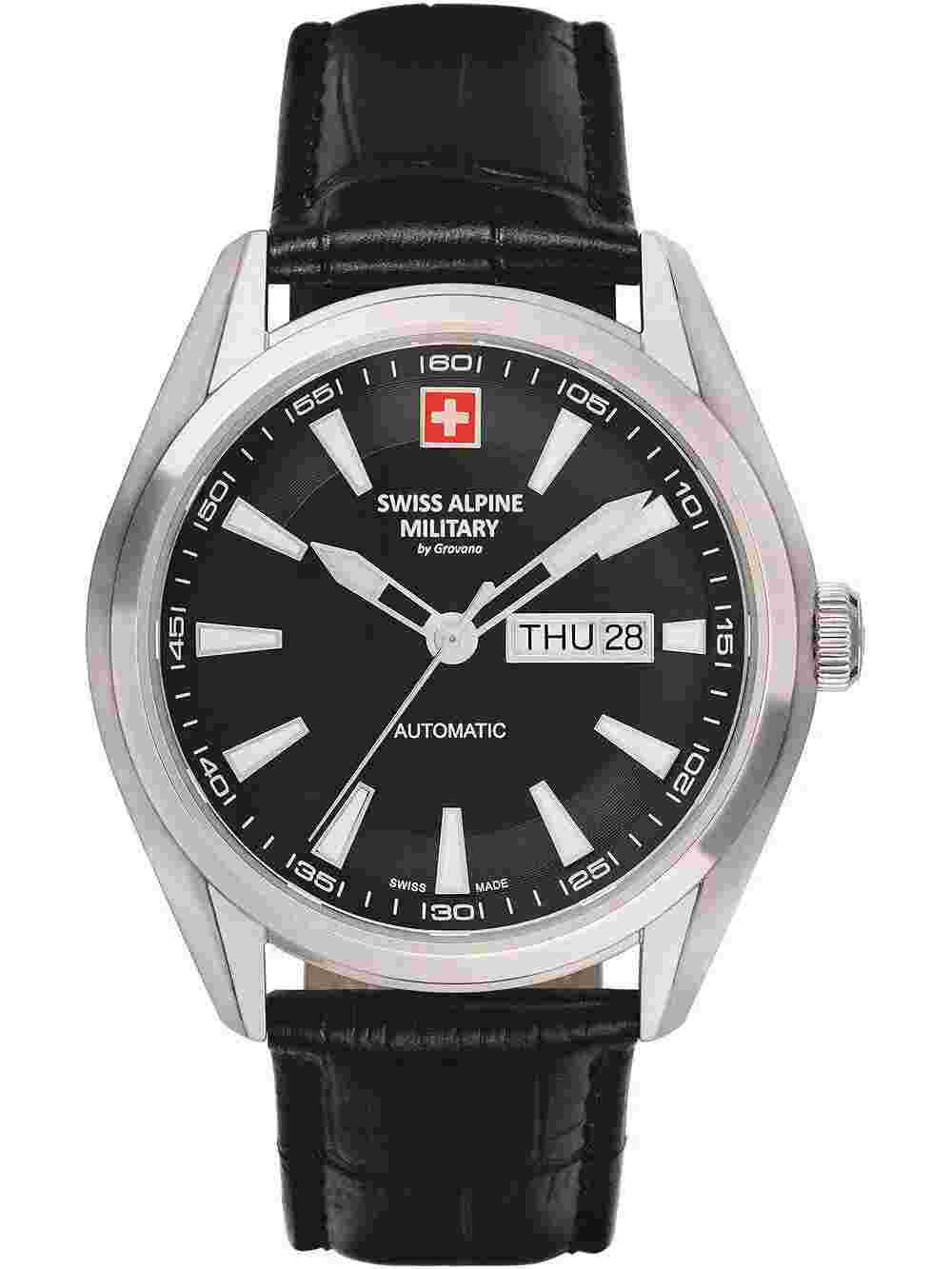 Swiss Alpine Military 7090.2537 Automatic Mens Watch 43mm 10ATM