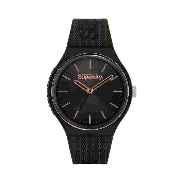 Superdry Urban XL Men's Rubber Strap Watch SYG293N