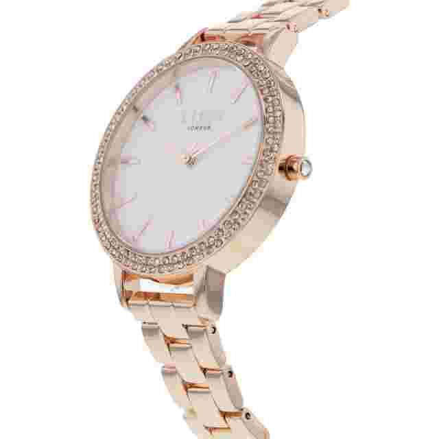 Lipsy Womens Prl Efct Wtc Analogue Quartz Watches