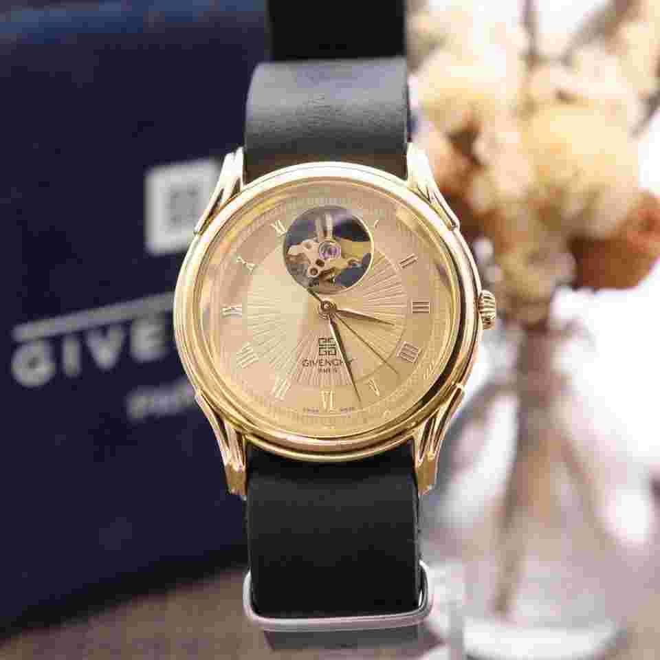 Givenchy Jacques Lemans 25mm Automatic Vintage Men's Watch Used Cleaned h