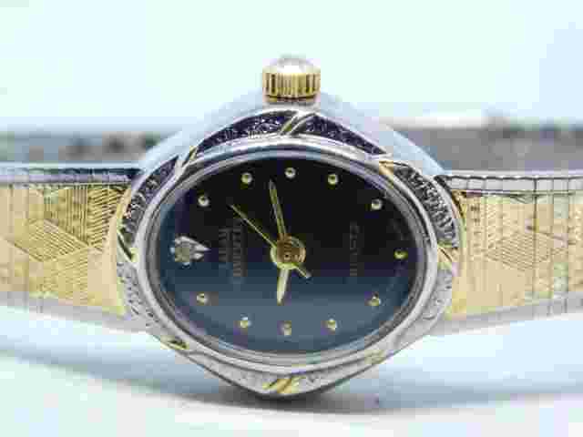 Sarah Coventry LS0240 Two Tone Quartz Analog Women's Watch New Battery