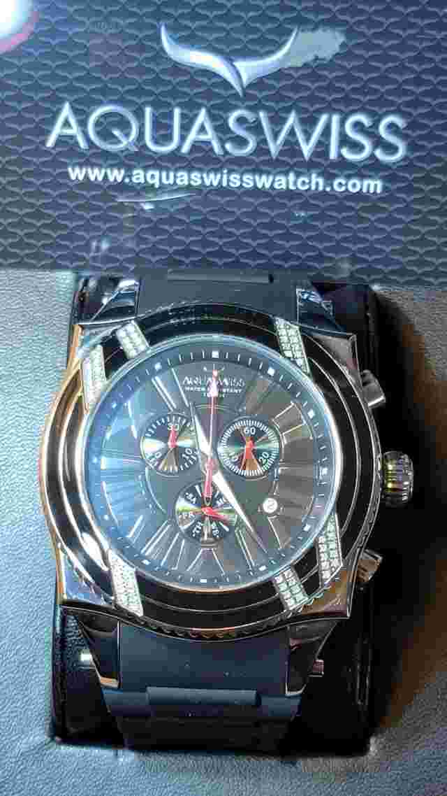 Aquaswiss Swissport XG Diamond Watch, 63mm, 0.75ctw
