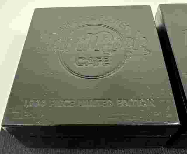 Rare Hard Rock Cafe Limited Edition Of 1000 EMPTY Watch Box Lot Of 2