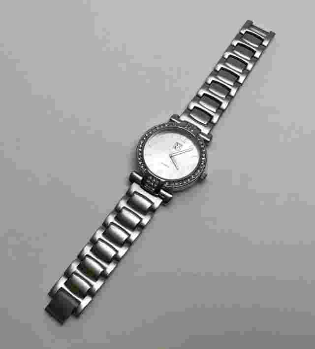 NY&C Silver Tone Rhinestone Women's Watch