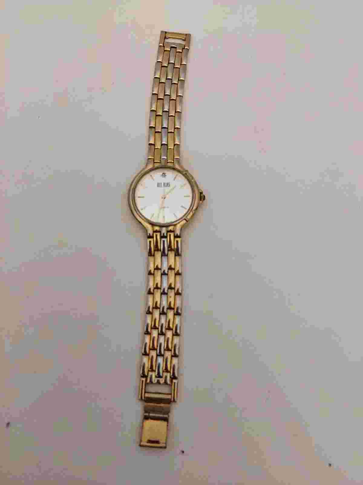 BILL BLASS Gold And Silver Tone Mens Watch