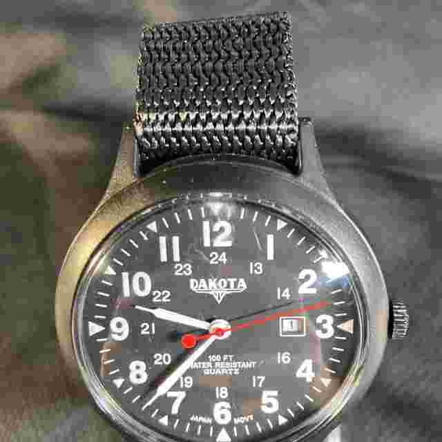 Dakota Men's Quartz Watch Date All Plastic Lightweight New Battery Works