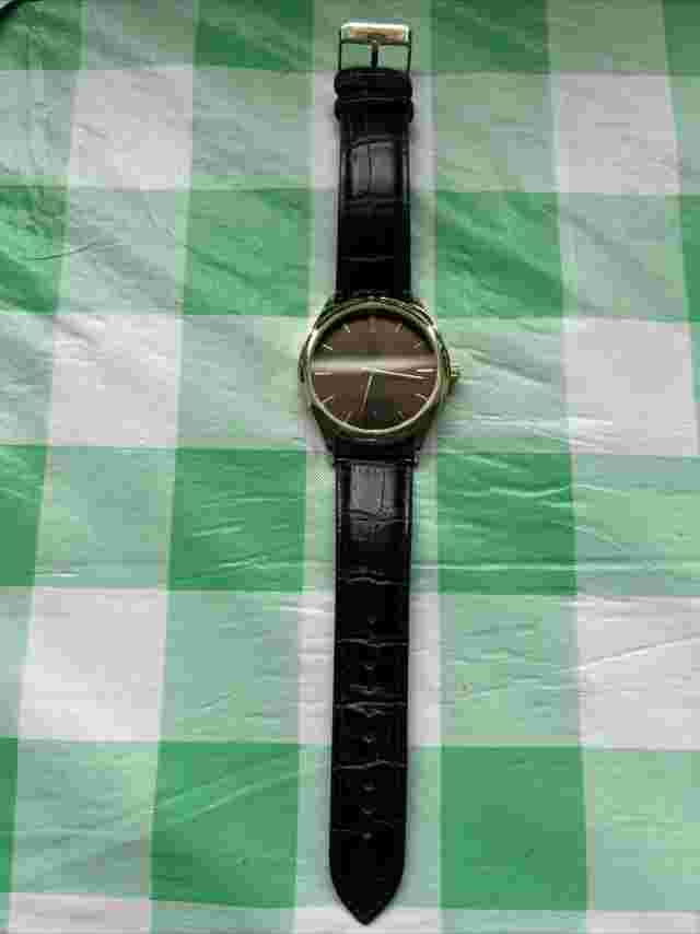 FMD Gold Tone Brown Dial Men’s Quartz Watch