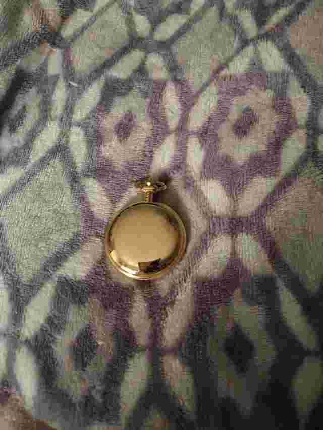 Brut Pocket Watch Gold Tone Needs A Battery