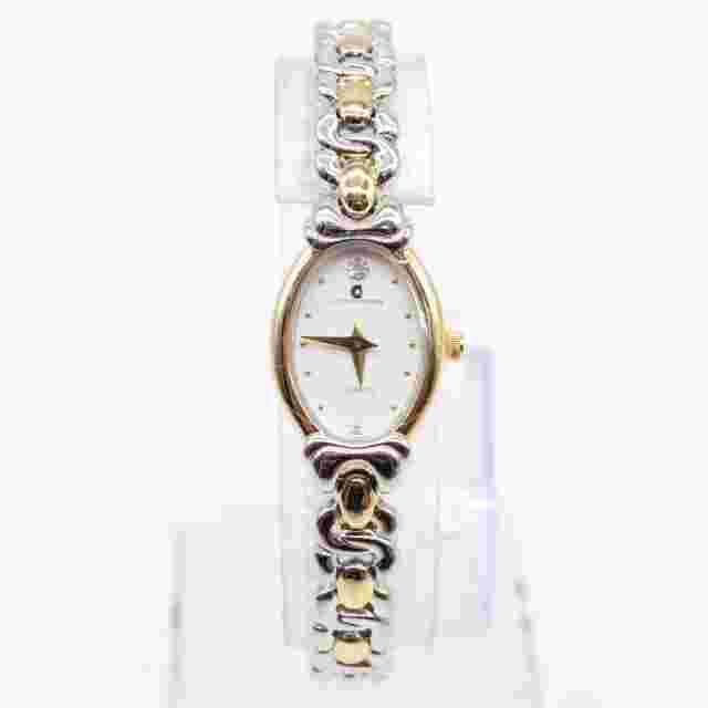 J.B Champion Watch Multi-Tone Stainless Steel Classic White Dial Bracelet