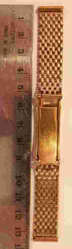 1940s Kreisler deployant ratchet watch band 15mm
