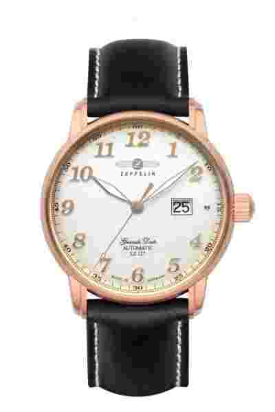 Zeppelin Lz127 Graf Silver Dial Automatic 7652-5 76525 Men's Watch