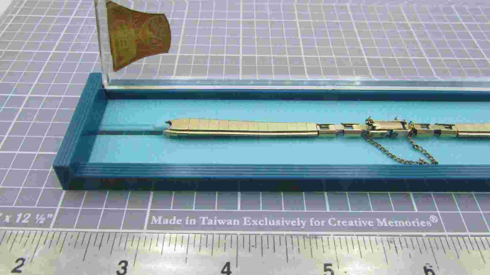 KREISLER NOS LADIES WATCH BAND EXPANSION 1/20 10kt GOLD FILLED ART DECO W37