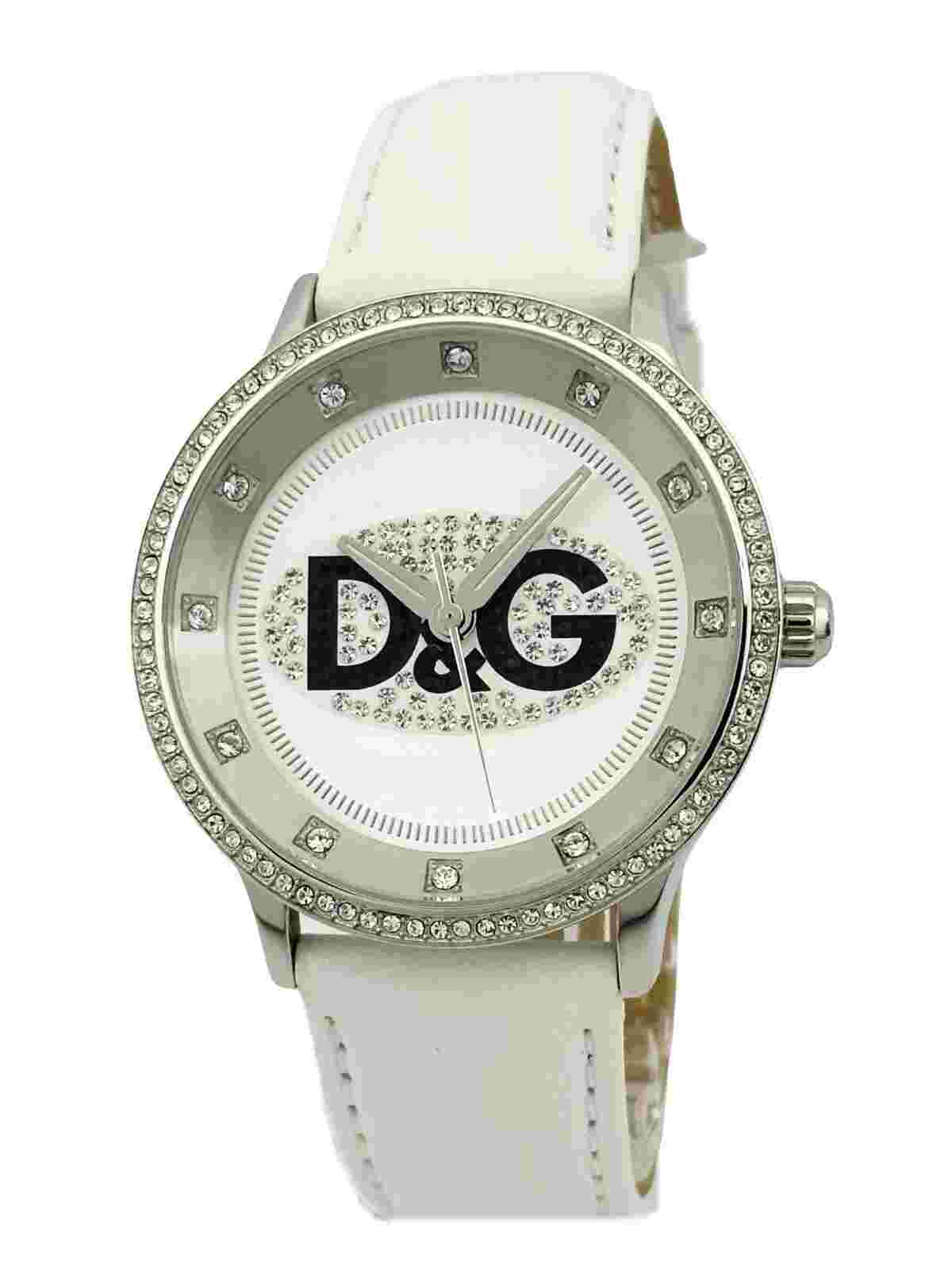 Dolce & Gabbana  DW0504 Unisex PRIME TIME Sparkling Stones Bezel & Dial Watch