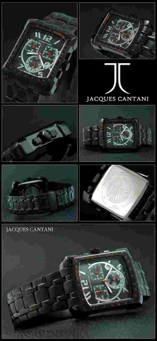 Jacques CANTANI Men Chronograph HQ Model Wizard Jc-1100 Stylish 249 US