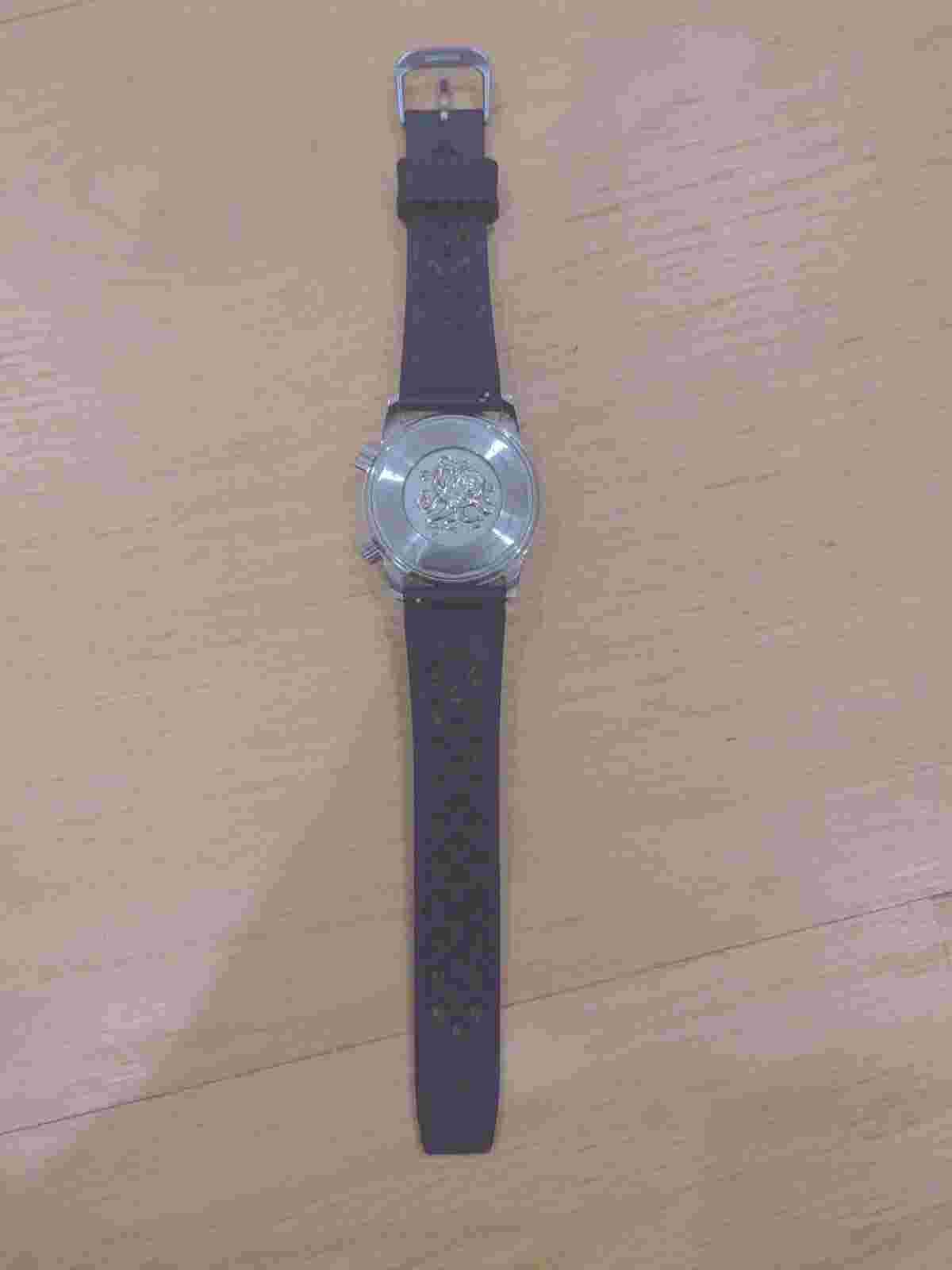 Dan Henry 1970 Gray 40mm Automatic Super Compressor Diver Watch LE  EXCELLENT