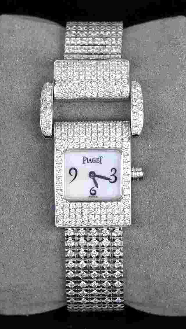 Piaget Protocole White Mother of Pearl Women's Watch - 5221