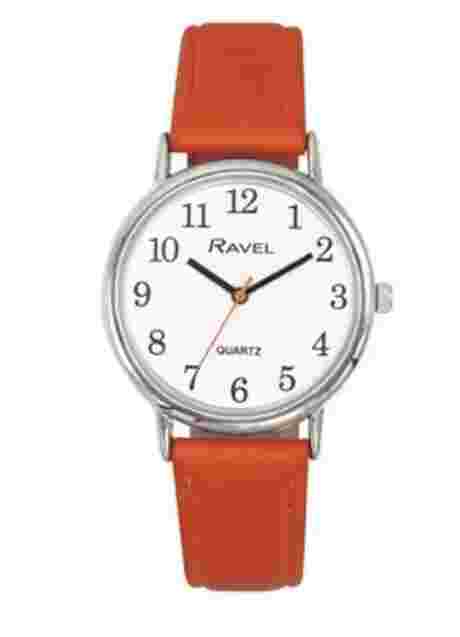 RAVEL VIBRANT ORANGE UNISEX WRIST WATCH - R014018.1