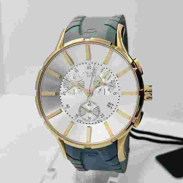 NOA Men's Quartz Chronograph Rose Gold Sapphire Crystal 45mm Swiss Made Watch