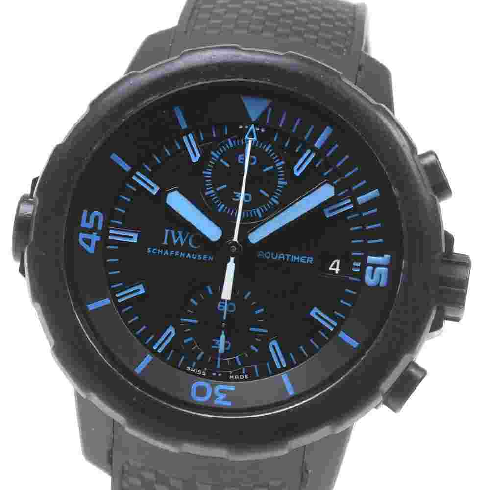 IWC Aquatimer Black/Blue Men's Watch - IW379504