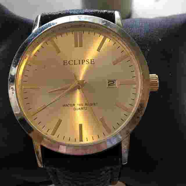 Men’s Gold Eclipse Watch