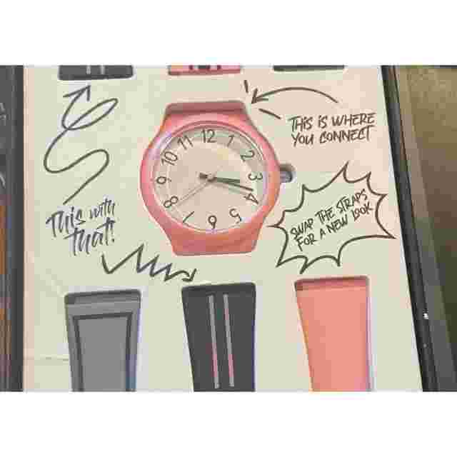 NEW Women's 40mm Pink Resin No Boundaries Watch with Interchangeable Bands