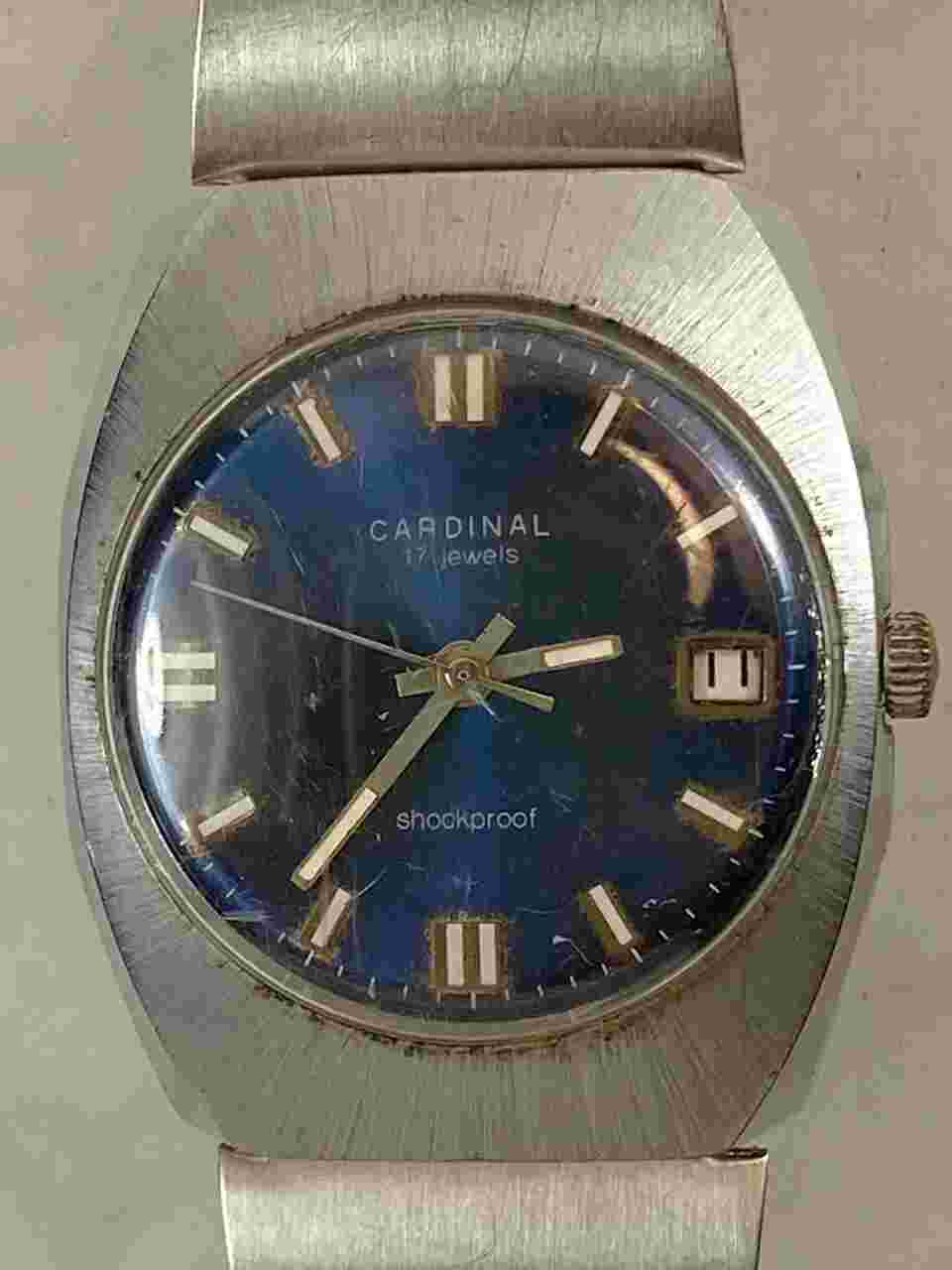 Vintage CARDINAL Shockproof Men’s Watch. 17 Jewels USSR