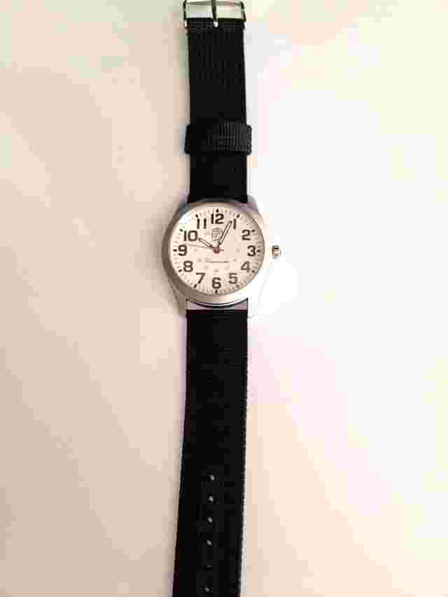 Pierre Lucerne Commander WW2 Style Aviator Navy Railroad Trench Watch Easy Read