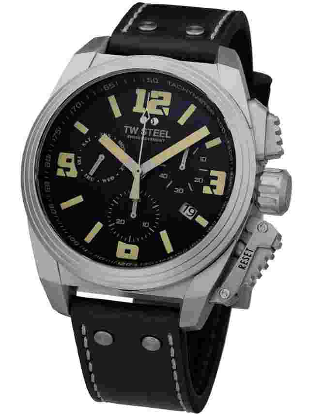 TW-Steel TW1111 Canteen Chronograph Mens Watch 46mm 10ATM