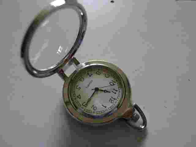 NEW..Double Glassed Open Fronted  Qtz Pocket Watch...GWC.