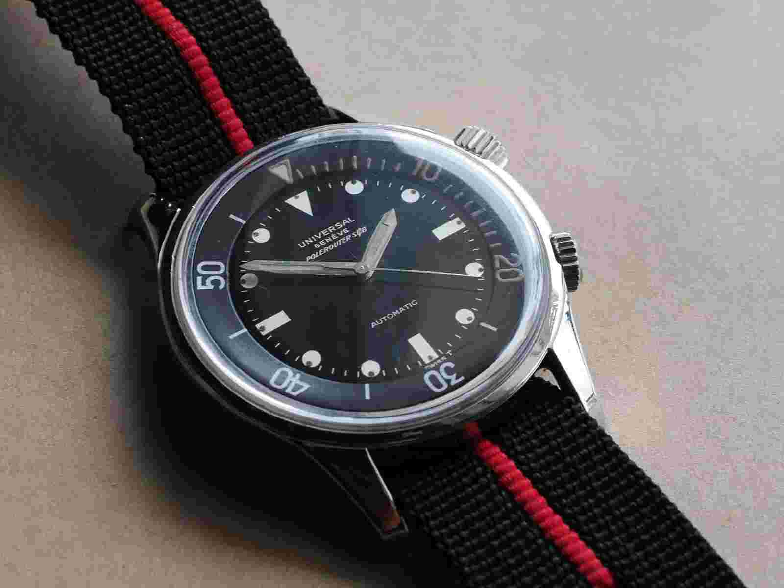 1960s Universal Geneve Polerouter Sub ref. 20369-1