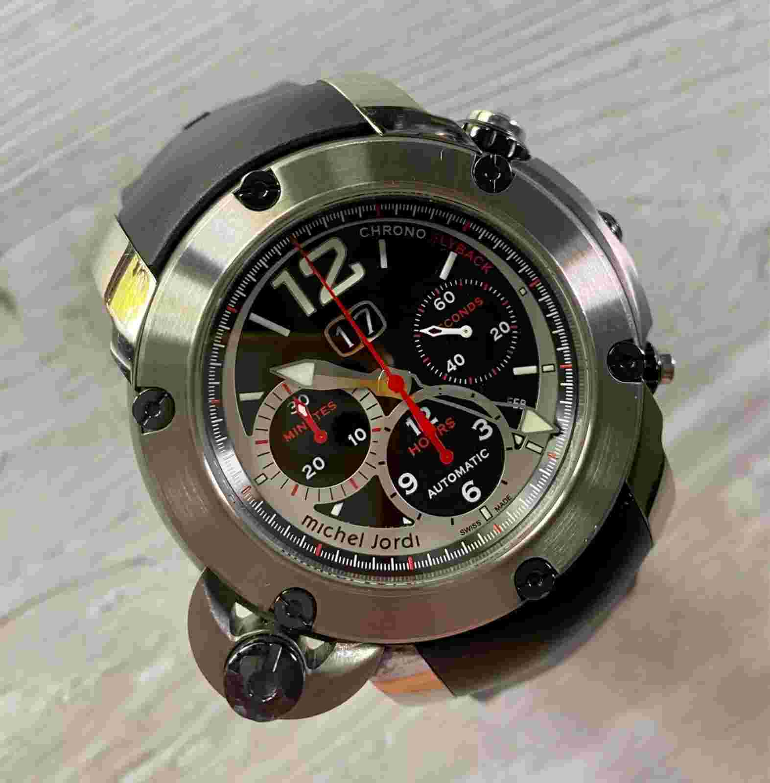 Michel Jordi Titans Single Limited Edition No.08 Chronograph Flyback TI & 18K WG
