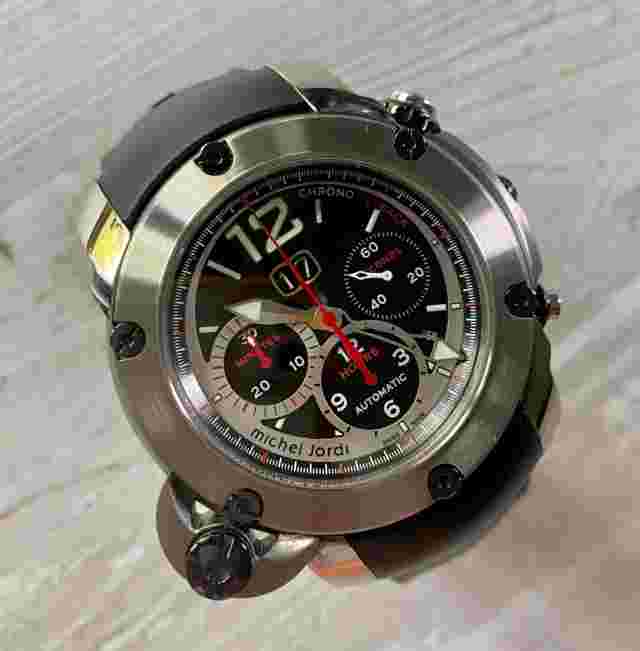 Michel Jordi Titans Single Limited Edition No.08 Chronograph Flyback TI & 18K WG