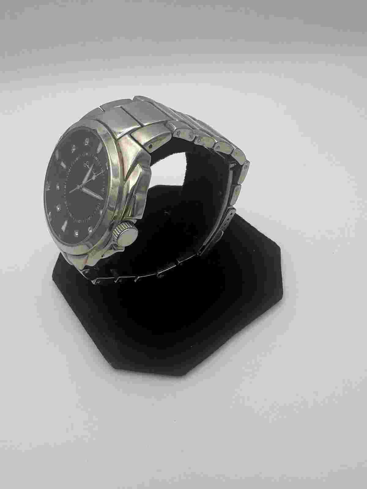 Sean John Mens Diamond Stainless Quartz Watch