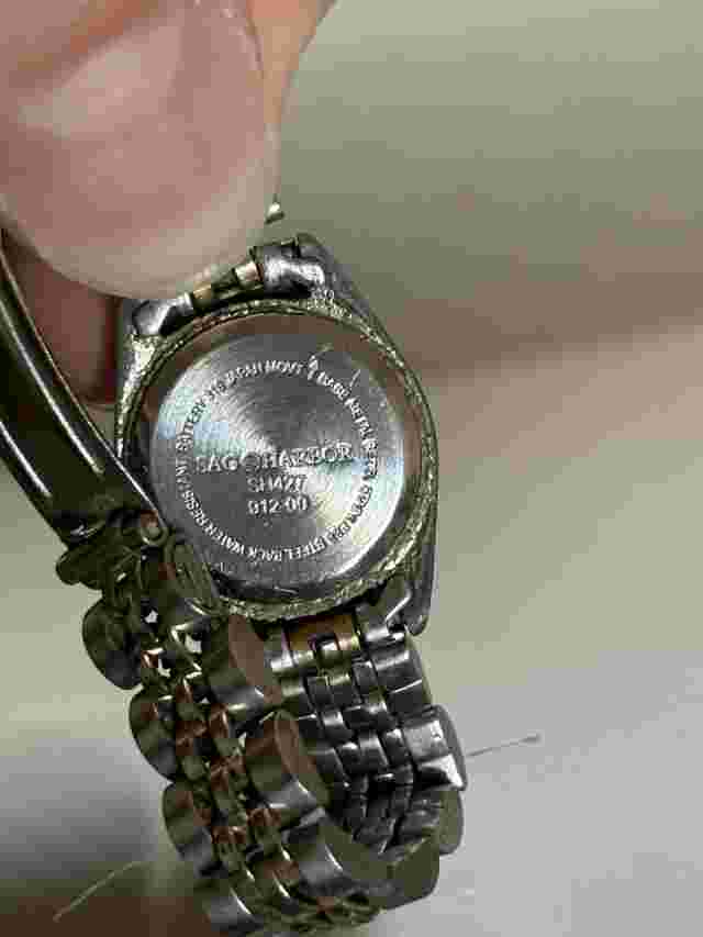 Vintage Sag Harbor Montre Femme Silver & Gold Ladies Wristwatch