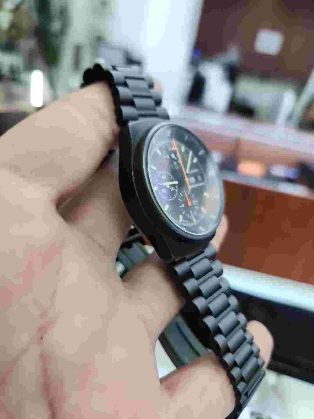 Porsche Design Orfina 7177 Military 3H AirForce MattePVDBLACK Watch