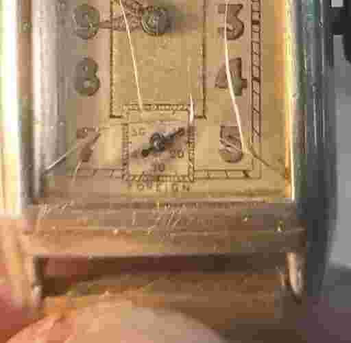 WWII Era BIFORA FOREIGN Men's Gold Plated Art Deco Wristwatch - RUNNING!