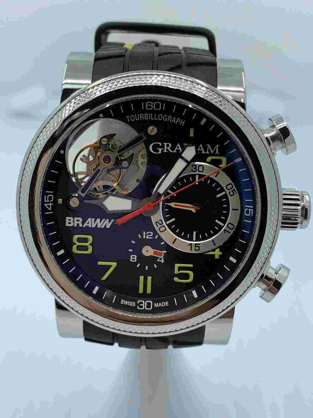 GRAHAM TOURBILLOGRAPH TRACKMASTER MEN'S WATCH LIMITED EDITION OF 100 PIECES