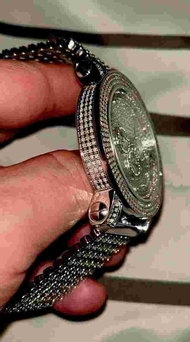 Mens Icetime Crown Diamond Watch Joe Rodeo Don Benny Co Techno FULL DIAMOND