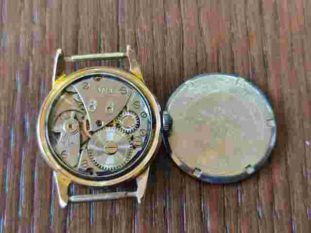 Vintage SWISS GOLD PLATED MEN WATCH DAMAS
