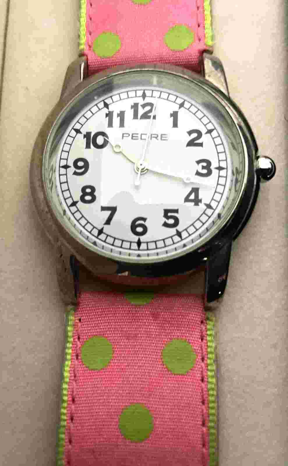 Pedre Women's Vintage Multi Colored Leather Strap Watch