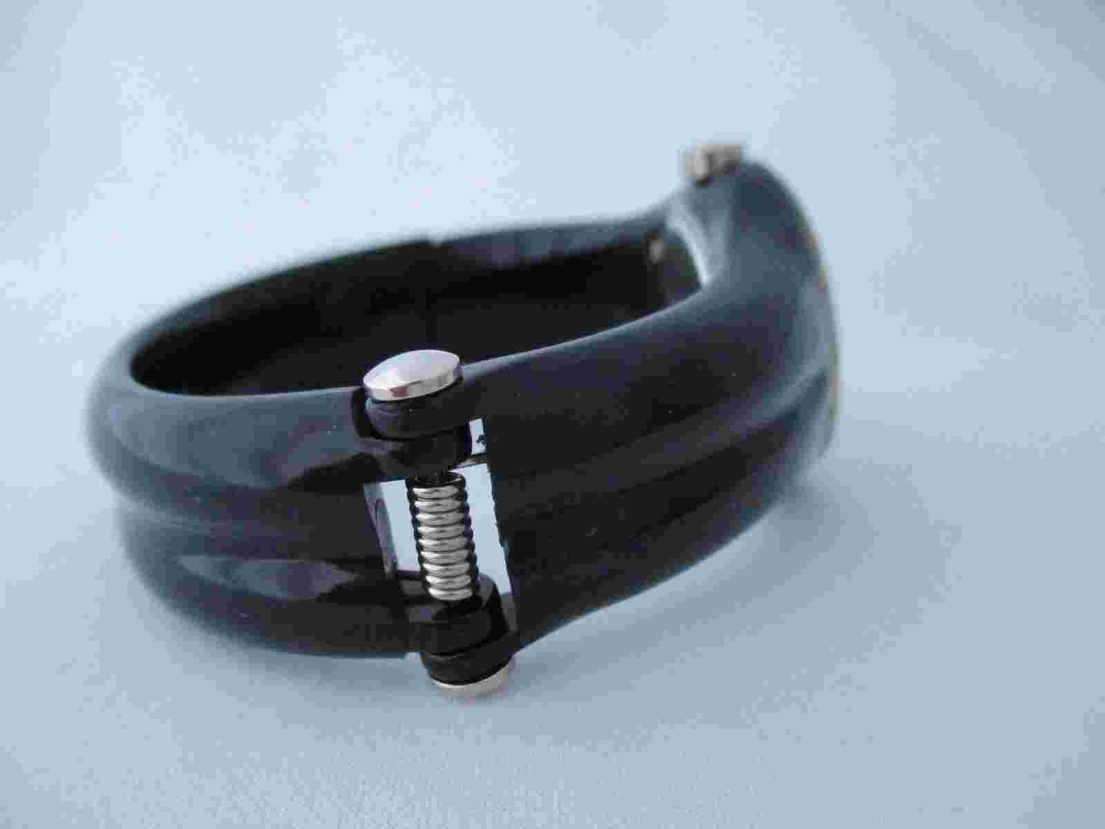 Candie's Women's Black Cuff Band Analog Watch Rhinestones