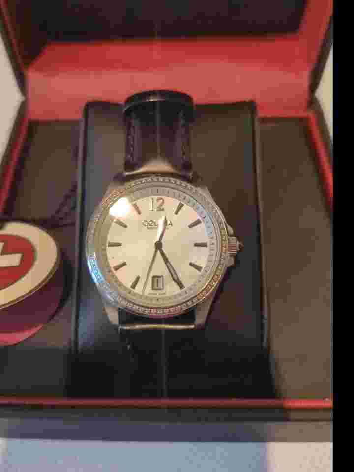 Golana Swiss Ladies Watch Pretty Diamond Surround In Immaculate Unused Condition