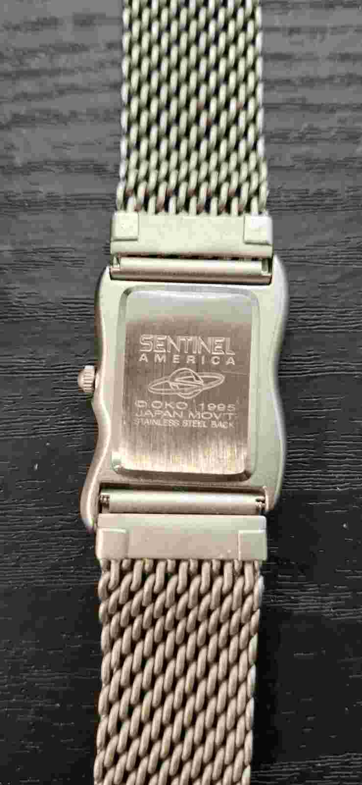 Sentinel America 1995 Silver Tone Quartz Analog Ladies Watch