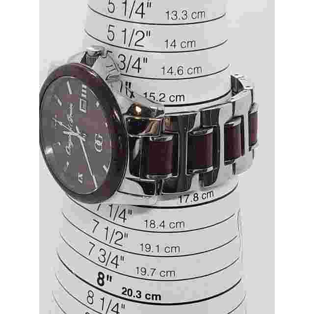 Original Grain Men's Stainless Steel Wood Watch 43mm Classic