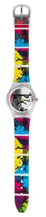 Star Wars Childrens Watch with White Dial and Multi-Colour Strap