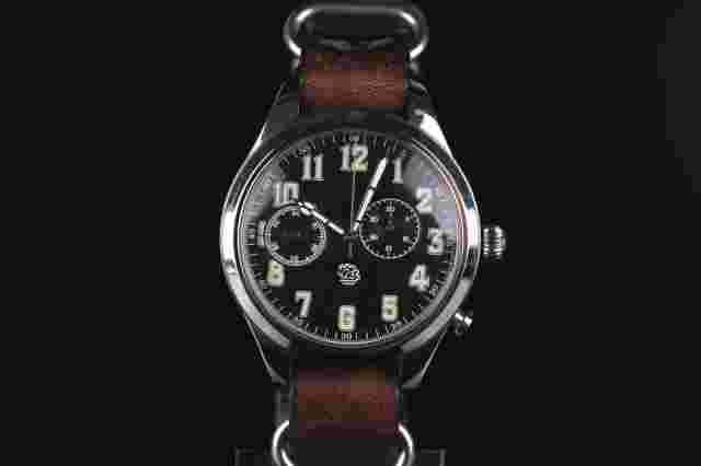 Soviet Chronograph SLAVA Wristwatch men watch 2Chz big watch