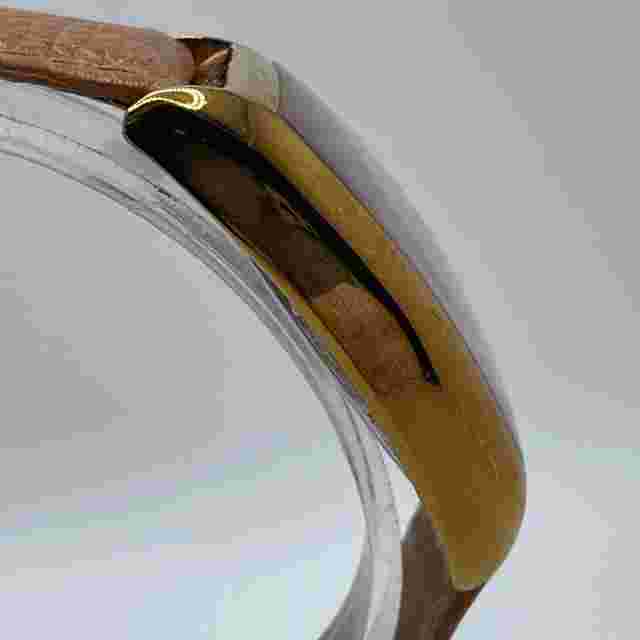 Bronzo Italia Womens Watch 31mm Case Roman Numerals Rose Gold Tone Case Quartz