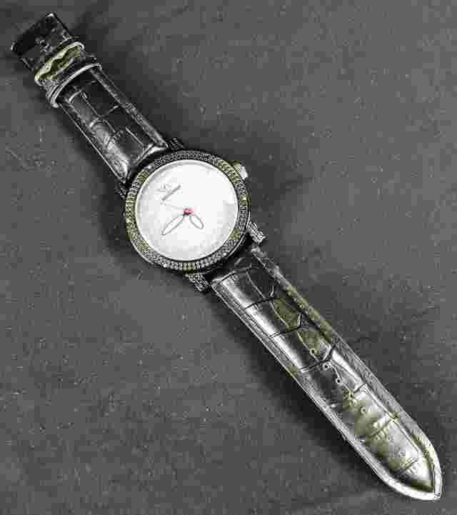 Diamond King Men’s Watch - Black & Silver - New / needs battery